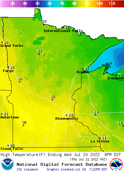 Wed highs