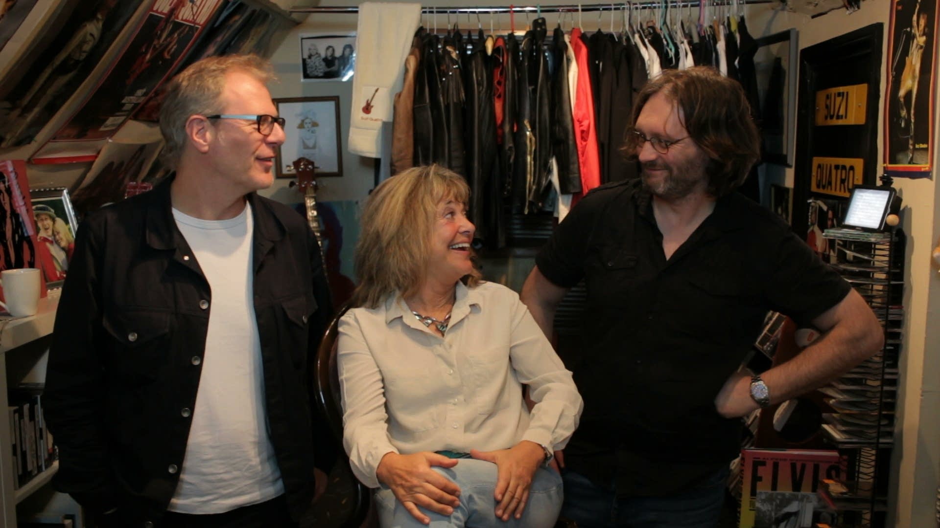 Suzi Quatro with filmmakers