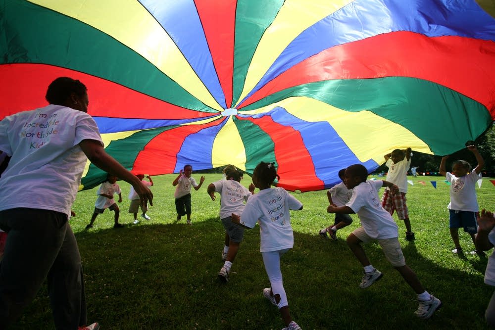 Playing at recess