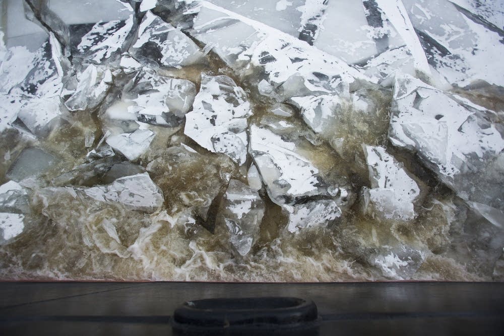 Breaking ice