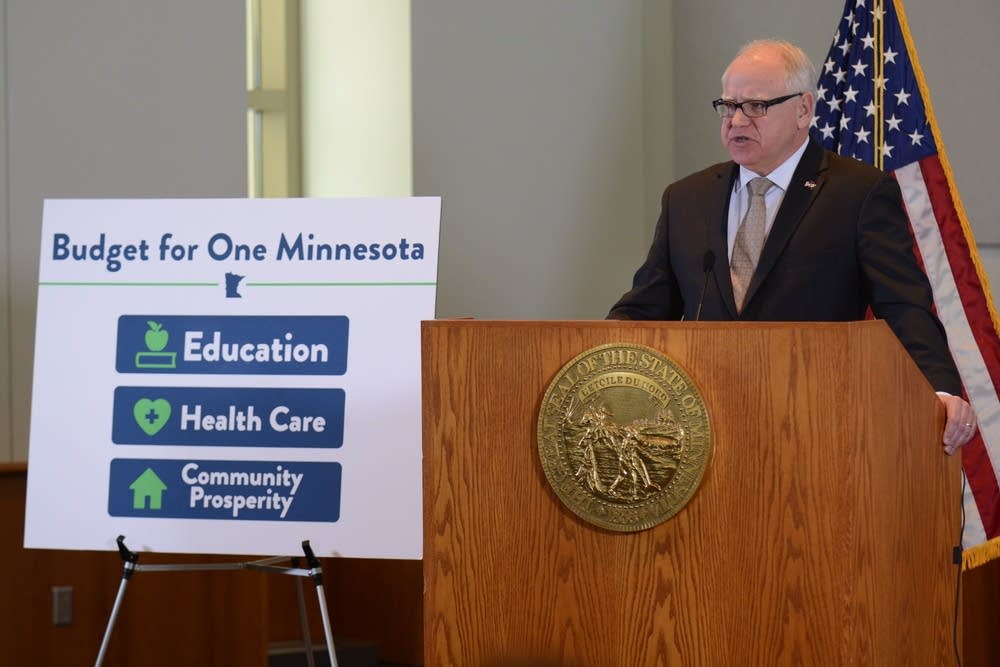 Walz budget big gas tax hike; more money for schools, health, roads