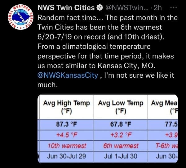 nws tweet