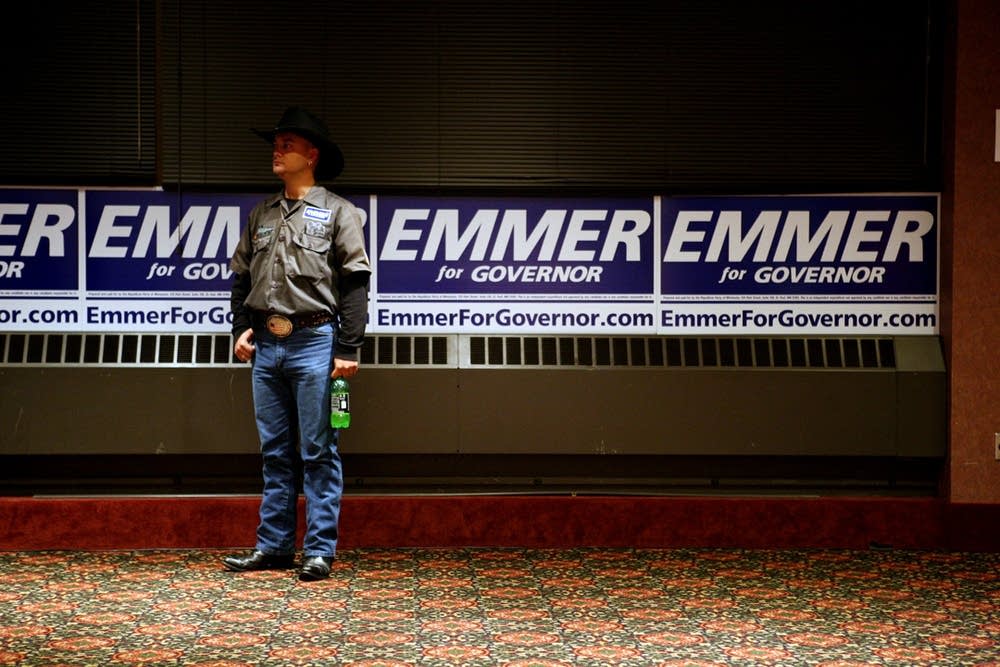 Emmer supporter Chris Kamp
