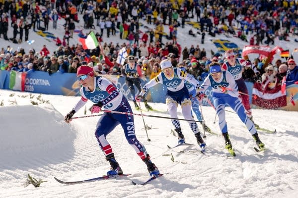 cross-country skiers at the olympics