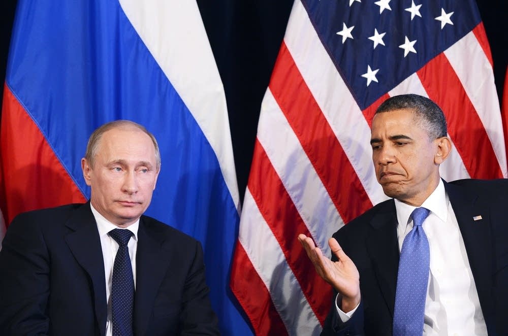 Barack Obama, Vladimir Putin