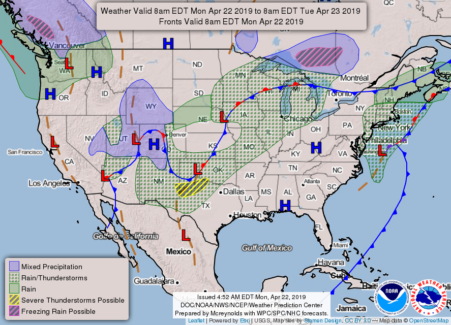 April Monda fcst