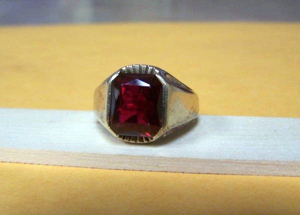 A ring was found with skeletal remains