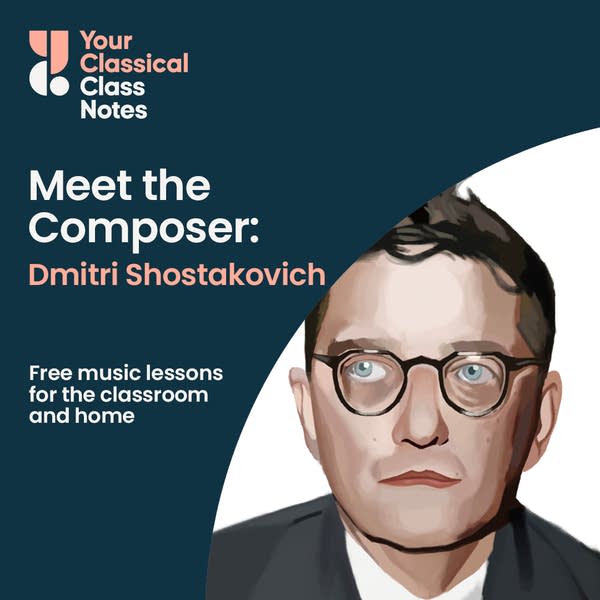 Thumbnail for Meet the Composer lesson on Dmitri Shostakovich