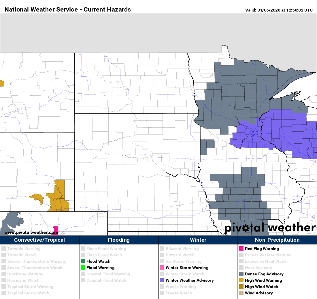 Dense fog advisory