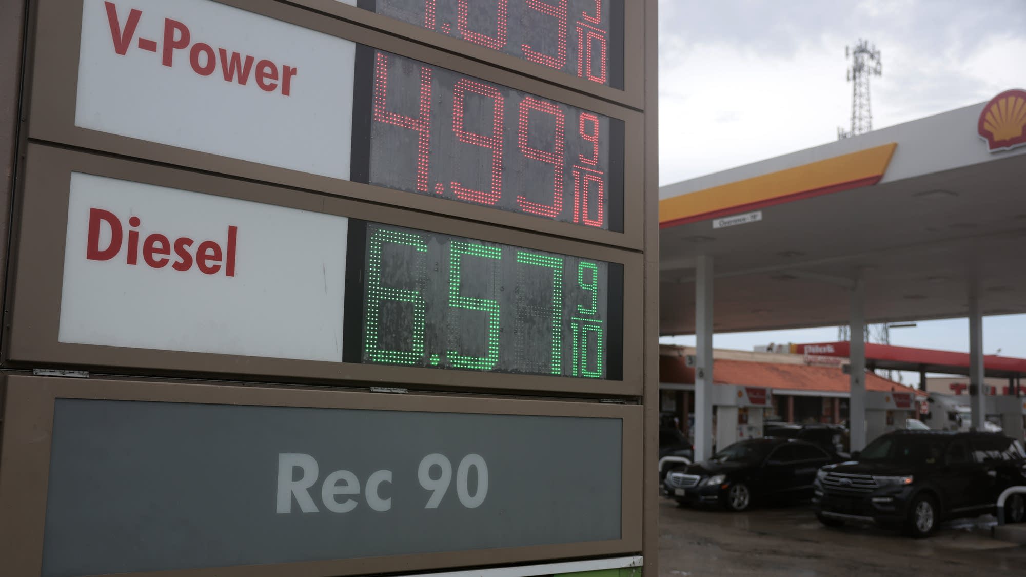 Diesel fuel hit a record high. Unlike gas, using less of it is not an option