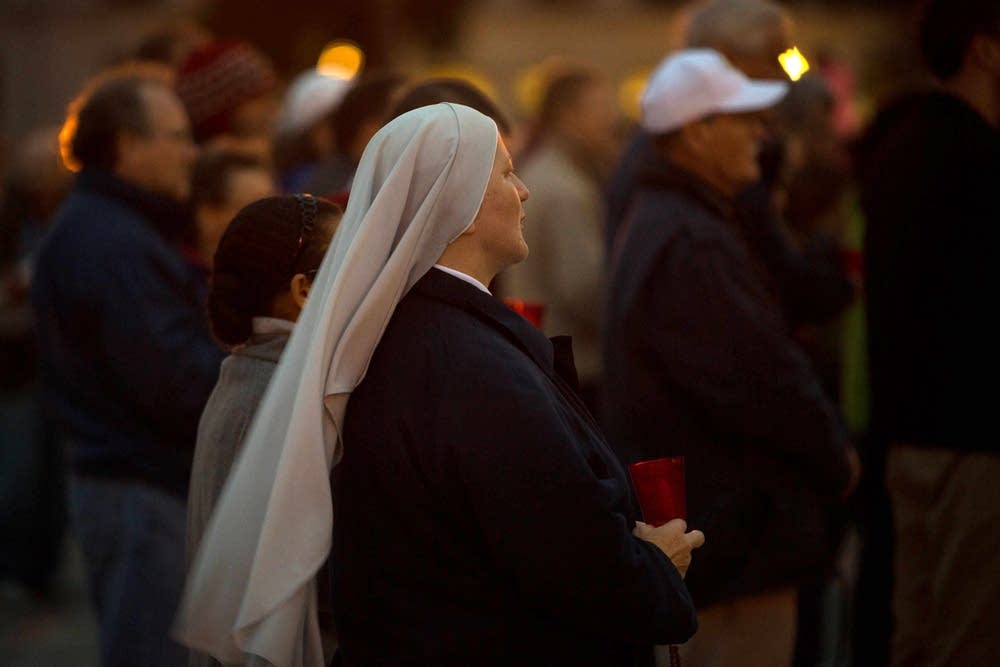 Rosary procession