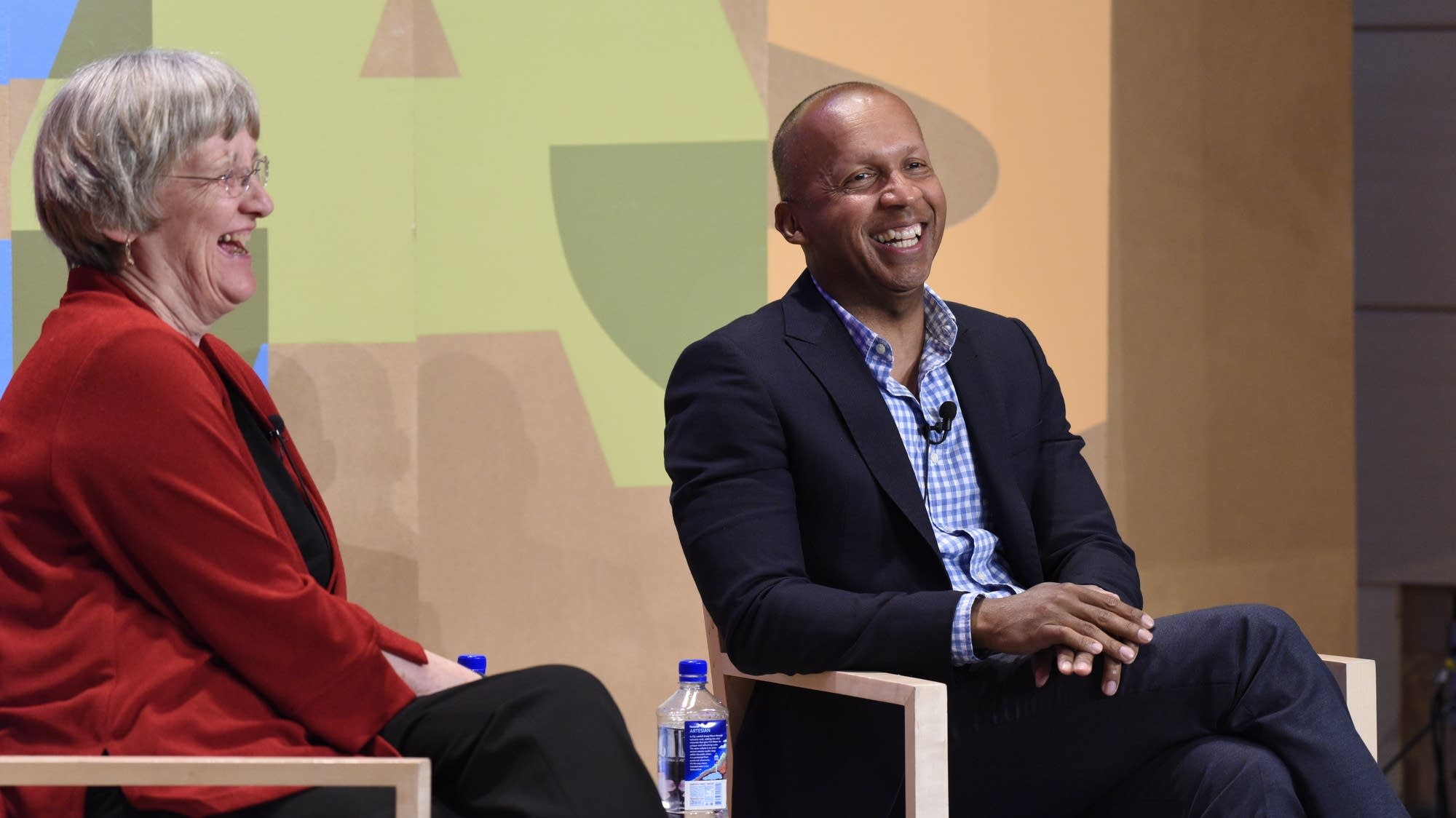 Drew Faust and Bryan Stevenson