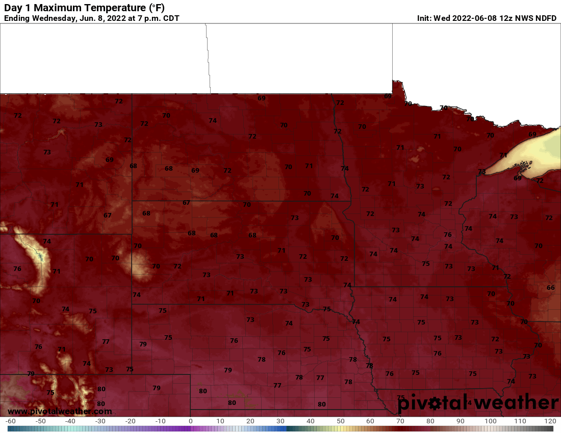 Sunny, pleasant Wednesday and Thursday; heat returns next week