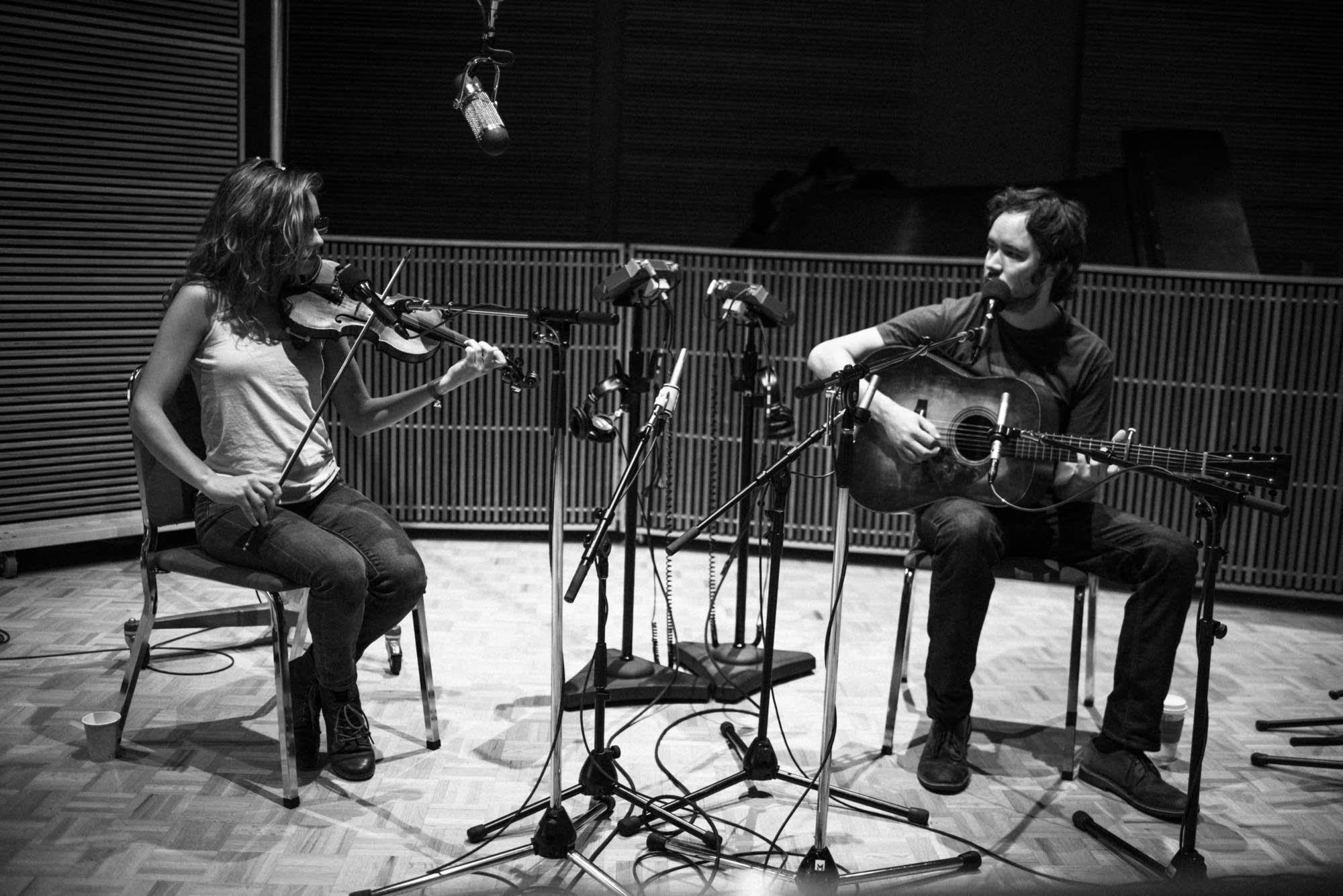 Mandolin Orange perform in the Radio Heartland studio The Current