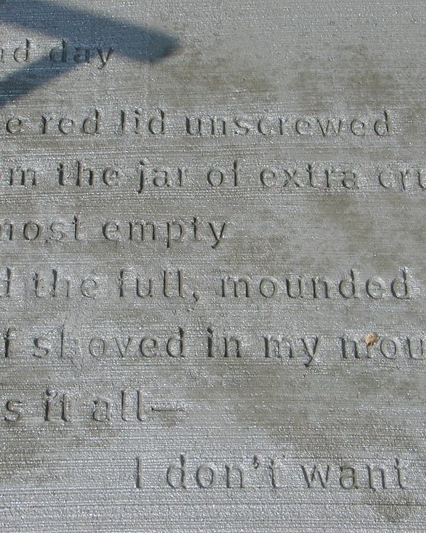 Sidewalks are for poets | MPR News