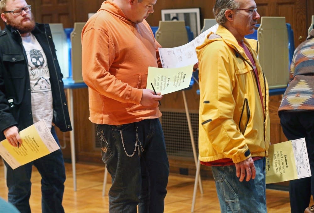 Waiting to vote