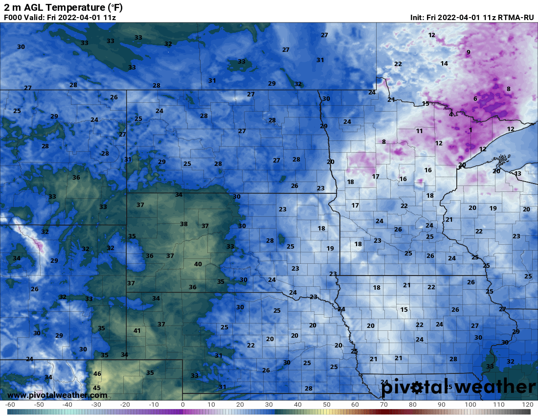 temps early FRI