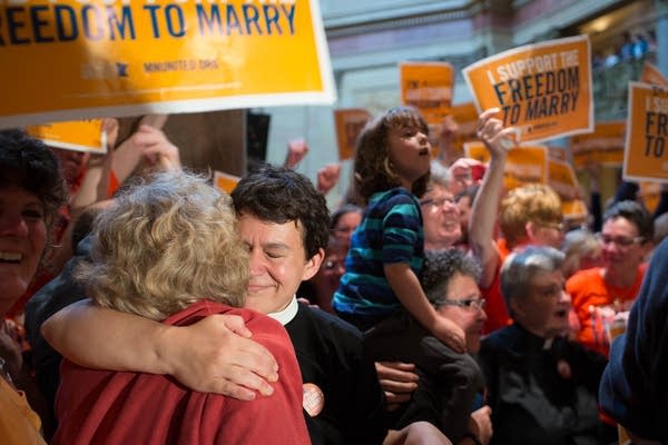 Same-sex marriage supporters