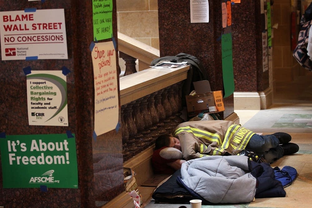 Sleeping at the Capitol