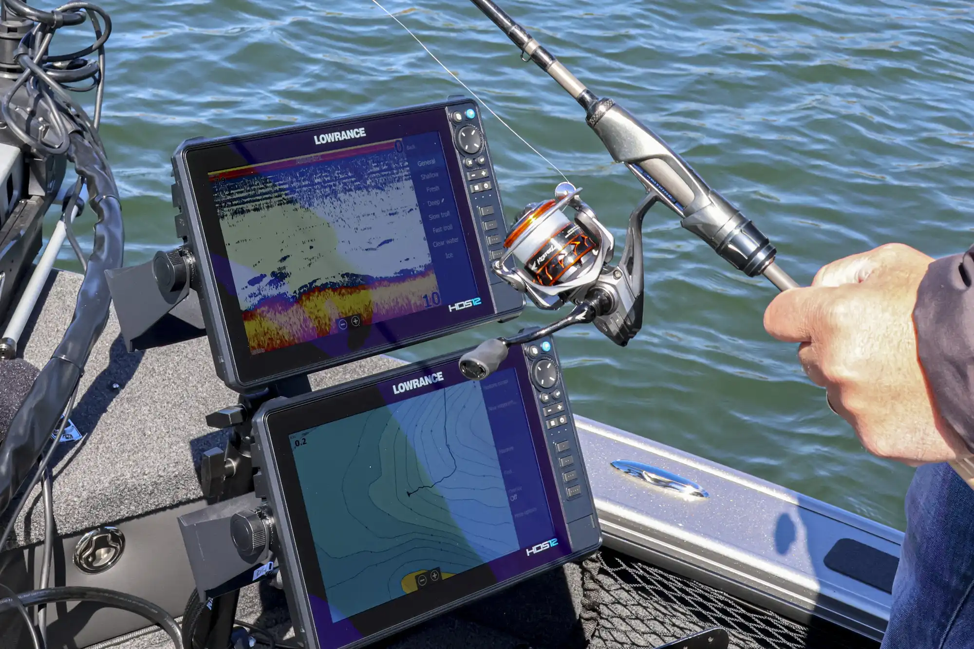 casting reel fish finder FF-918N2 LUCKY 2-in-1 100m(Wired) / 60m(Wireless) Depth Sounder Fishfinder Fish Detector Turbid Water LUCKY Underwater Camera - Perfect