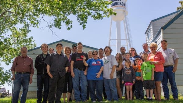 A North Dakota town volunteers to ride motorcycles