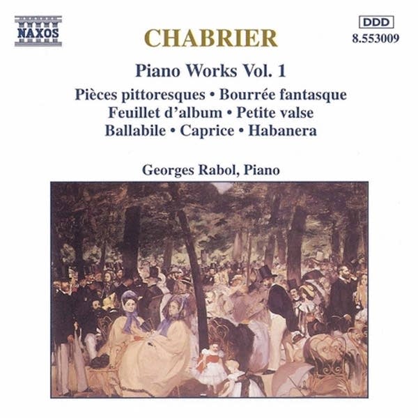 Emmanuel Chabrier - Feuillet d'album