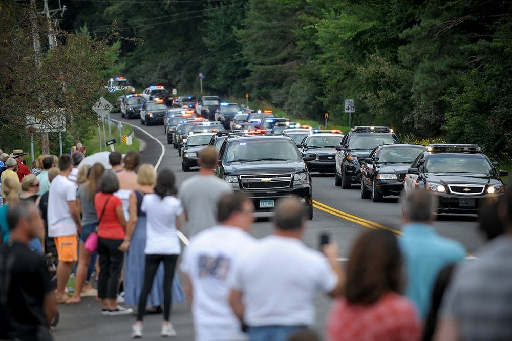 Gathering along Dodd Road