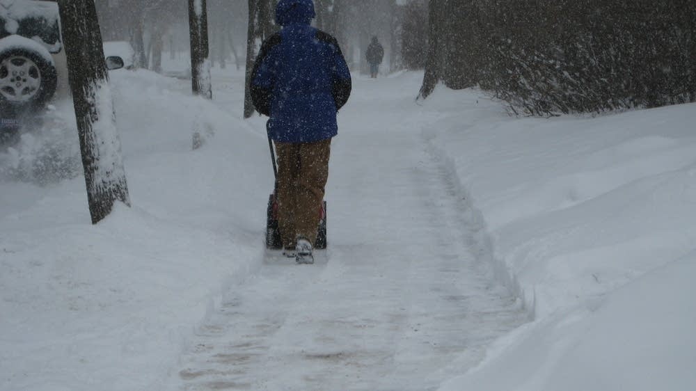 St. Paul plows working to keep up with steady snow MPR News