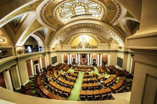 House chamber during a special session