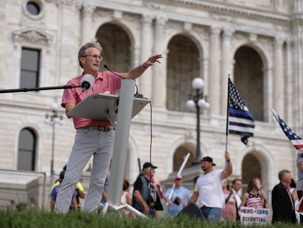 Rally against vaccine mandates at the State Capitol