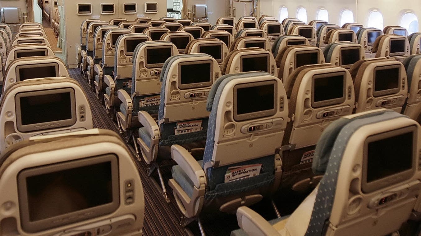 Airplane legroom