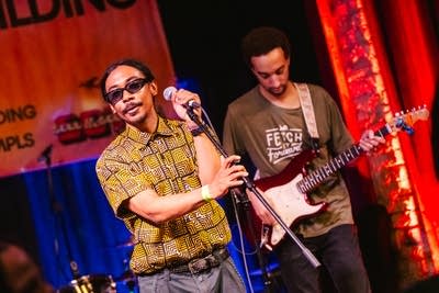 fanaka nation and his band performing