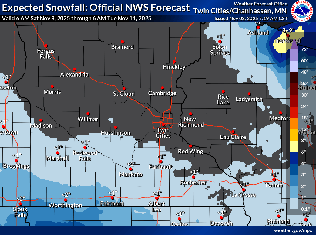 Chilly weekend ahead with a taste of winter in southwest Minnesota