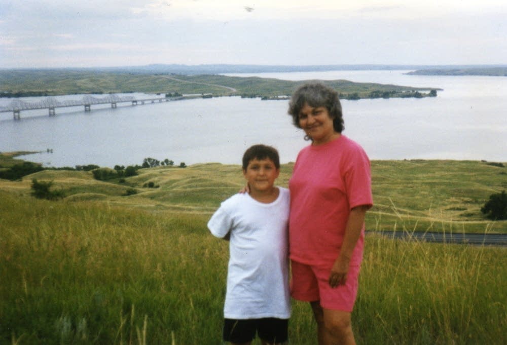 Brandon and grandma