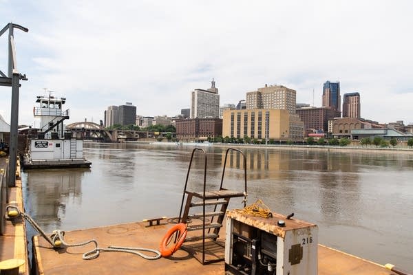 The Upper River Services vessel used in the rescue.