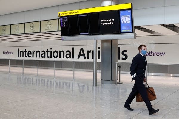 New rules require international passengers arriving in the U.K. to self-isolate for 14 days. 