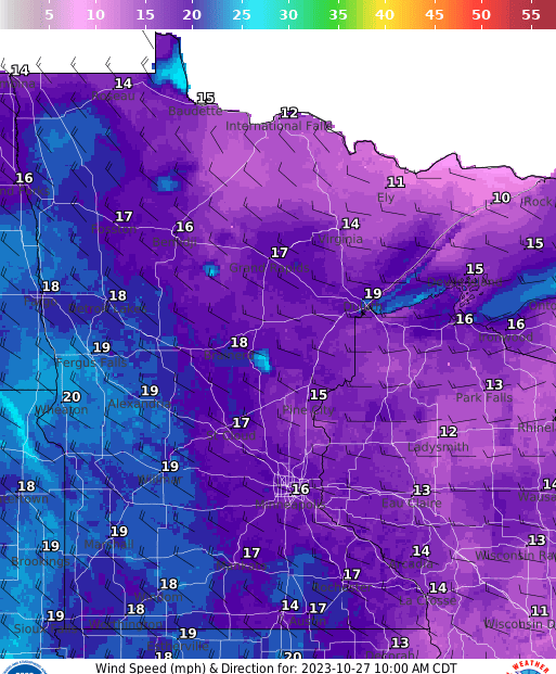 Cold and windy statewide Friday; snow showers Saturday