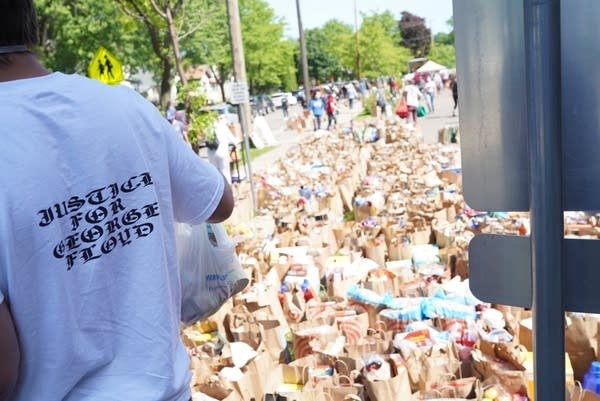 Food and item donations. 
