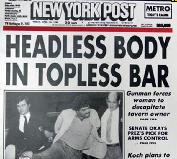 Headline-writing legend dead