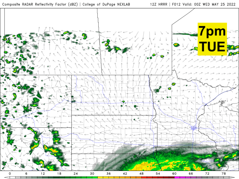 precip timing TUES