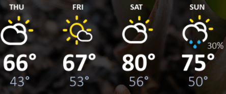 weather graphic