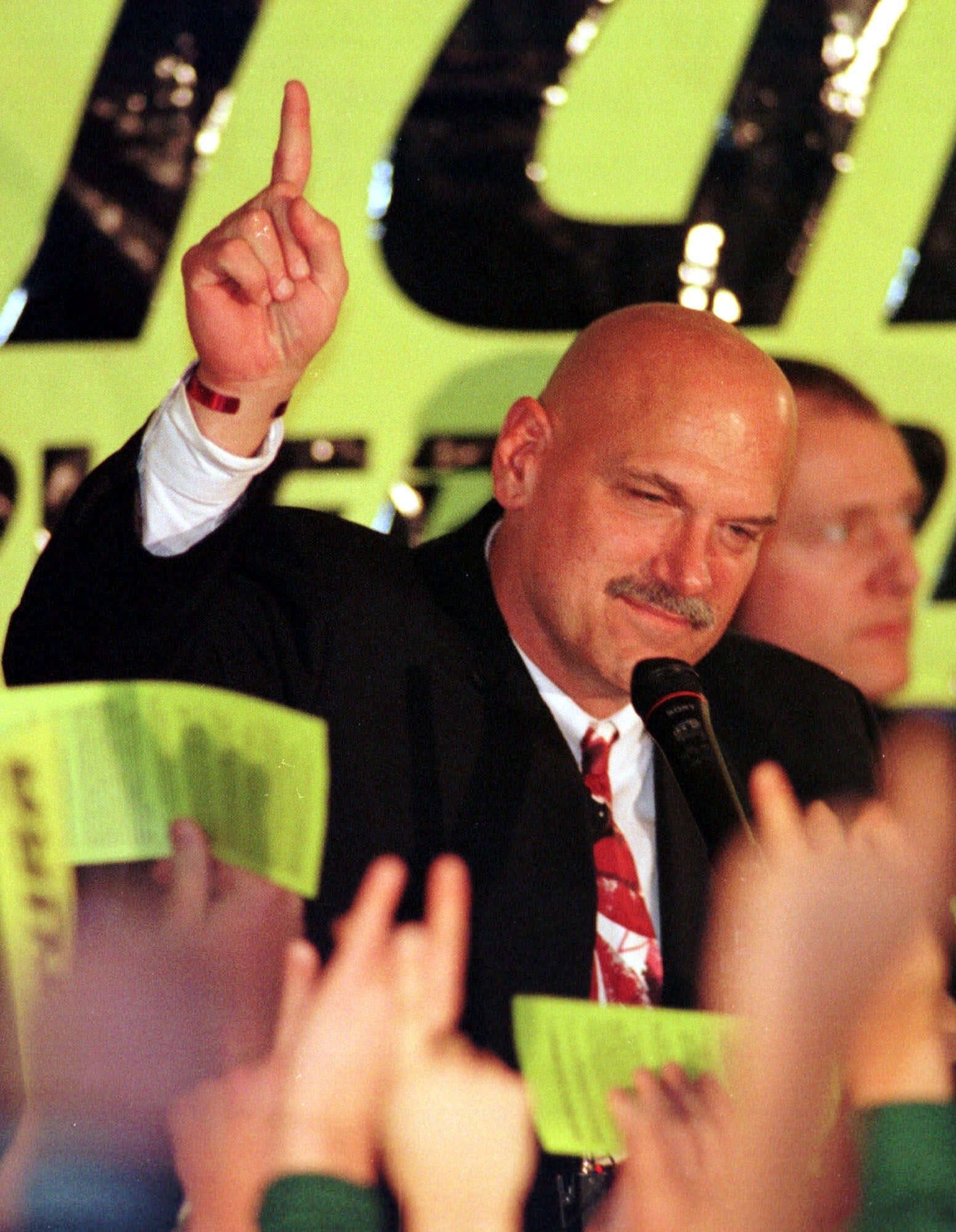 Ventura at his election night party.