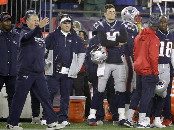 New England Patriots sideline