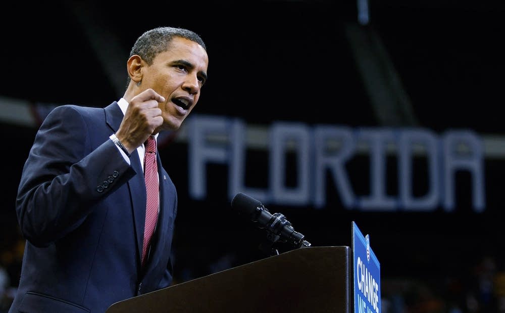 Obama campaigns across Florida