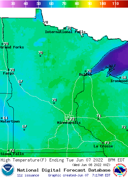 Tues highs AM