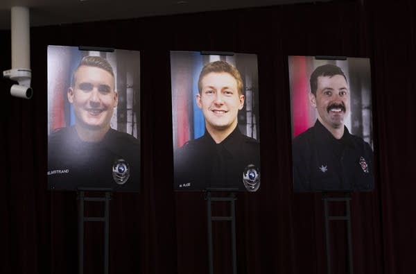 Three portraits of men