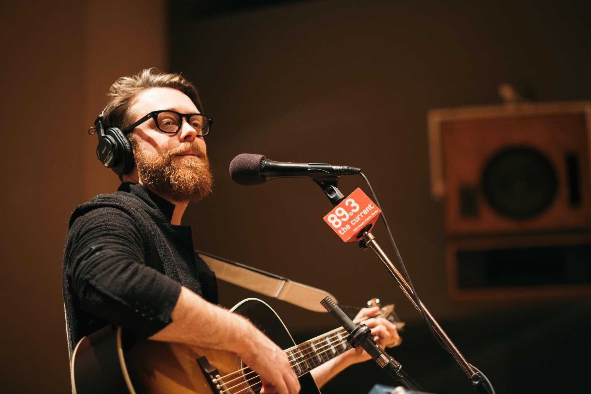 jeremy messersmith performs in The Current's studio The Current