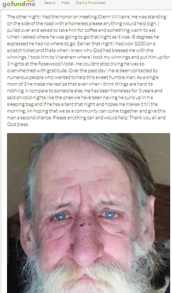 Woman hits lottery for $200, buys homeless man a room for the night