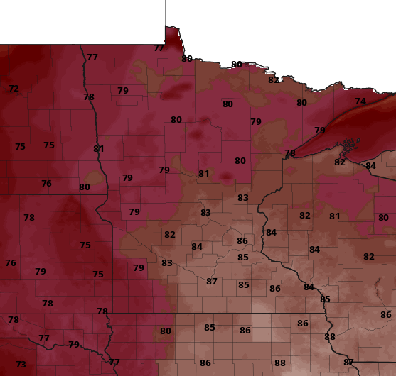 One more summerlike day Tuesday; showers and much cooler air ahead