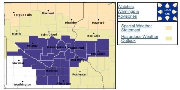 Freeze warnings